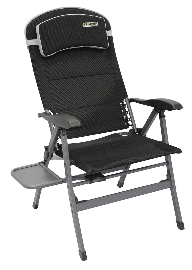 Quest Vienna Pro Comfort Camping Caravan Chair with Side Table Quest - Dynamic Drive