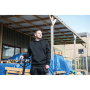 Tough Grit 2-Tone Hoodie Black / Charcoal XS Tough Grit - Dynamic Drive