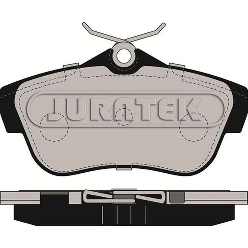 Juratek Rear Brake Pad Set fits Citroën Dispatch II 2007-2016 1.6 2.0