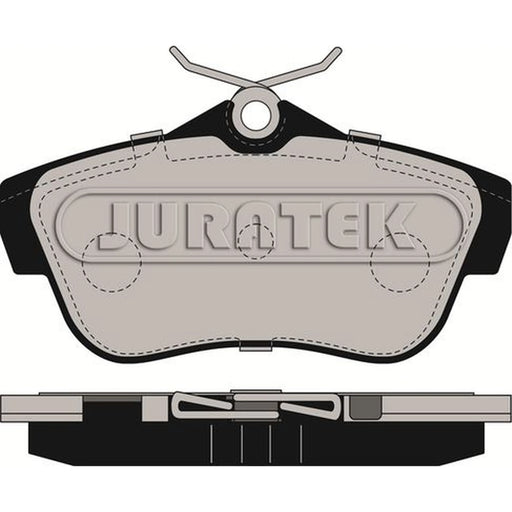 Juratek Rear Brake Pad Set fits Citroën Dispatch II 2007-2016 1.6 2.0