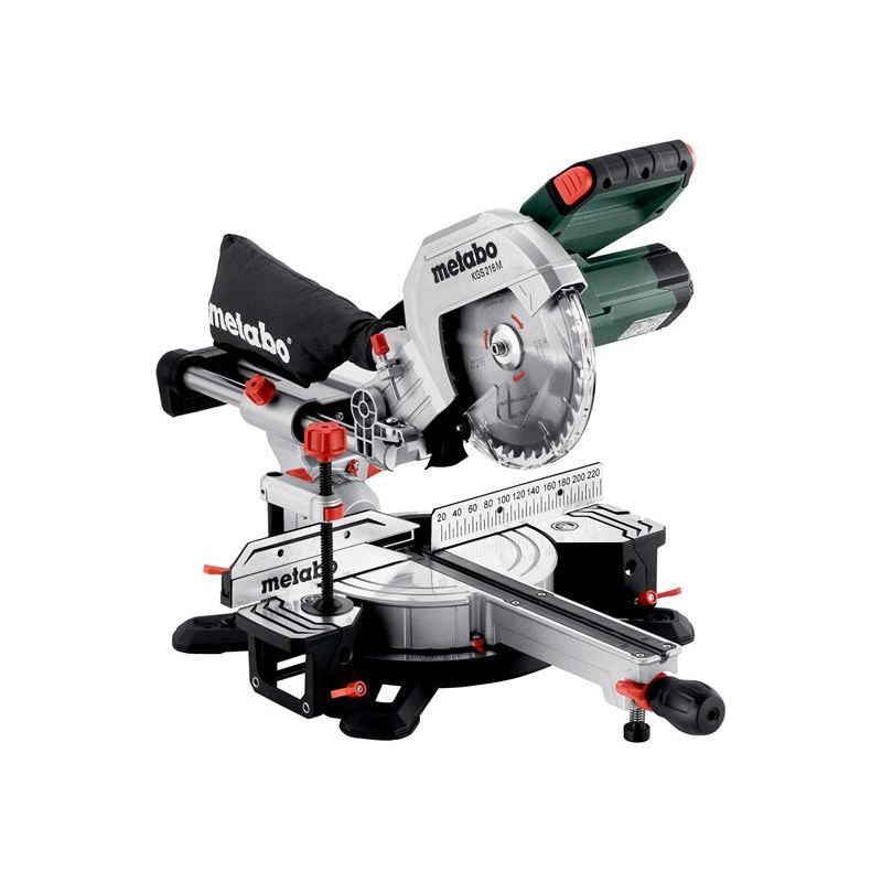 Metabo KGS-216MN Sliding Mitre Saw 216mm 1500W 110V Metabo - Dynamic Drive