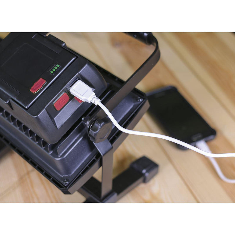 Sealey Rechargeable Portable Floodlight 20W SMD LED Sealey - Dynamic Drive