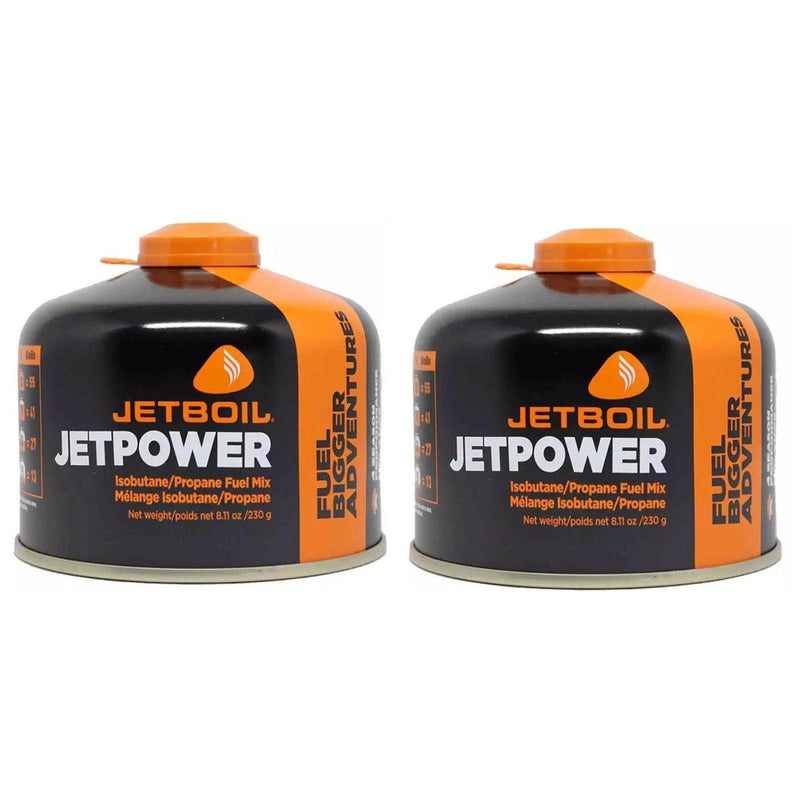 2x Jetboil JetPower Butane Gas Fuel 230g Canister Jetboil - NN4 Online