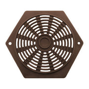 Hexagon Air Vent 2 5/8 Brown for Caravan/Motorhome Nova - Dynamic Drive