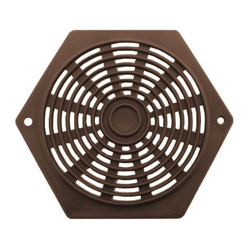 Hexagon Air Vent 2 5/8 Brown for Caravan/Motorhome Nova - Dynamic Drive