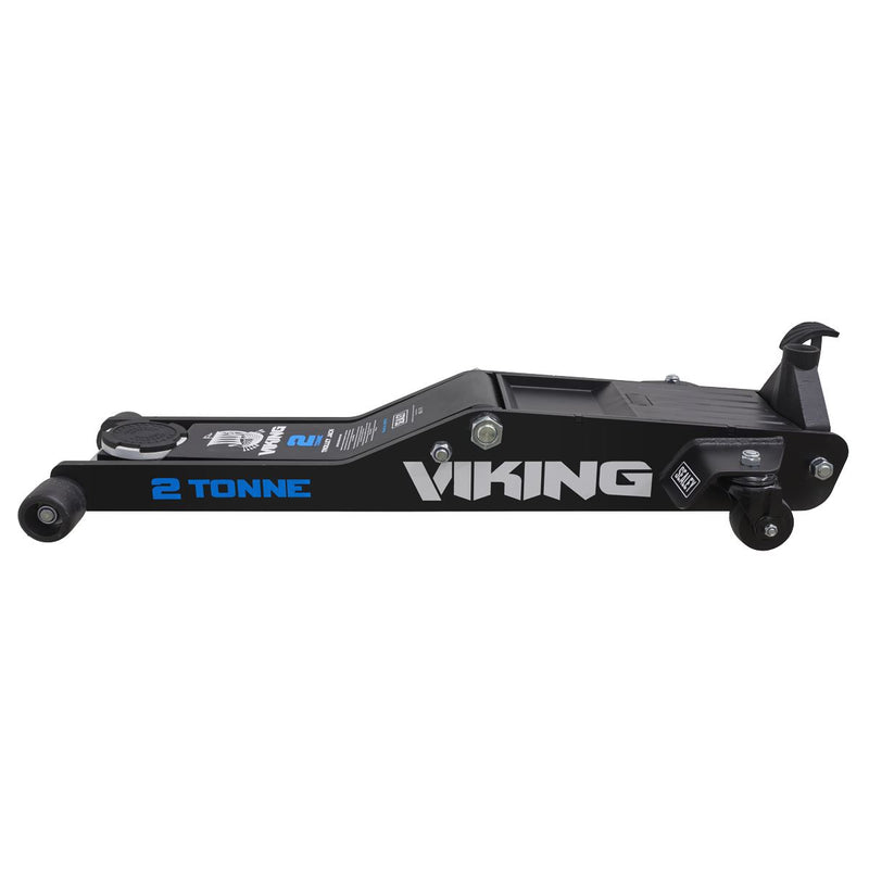 Viking Low Profile Professional Long Reach Trolley Jack with Rocket Lift 2 Tonne Viking - Dynamic Drive