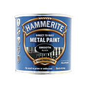 Hammerite Direct To Metal Smooth Black Paint 250ml