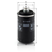 MANN-FILTER Service Kit with Air & Oil Filters fits Audi A8 D4 2012-2015 2.0