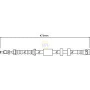 NAPA Brake Hydraulic Hose Line Front NBH1219