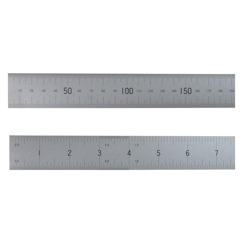 Fisher Satin Chrome Rule 600mm/24in Fisher - Town Tools
