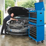 Draper Tool Chest, 5 Drawer, 26", 660 x 445 x 430mm, Blue 35746 Draper - Dynamic Drive