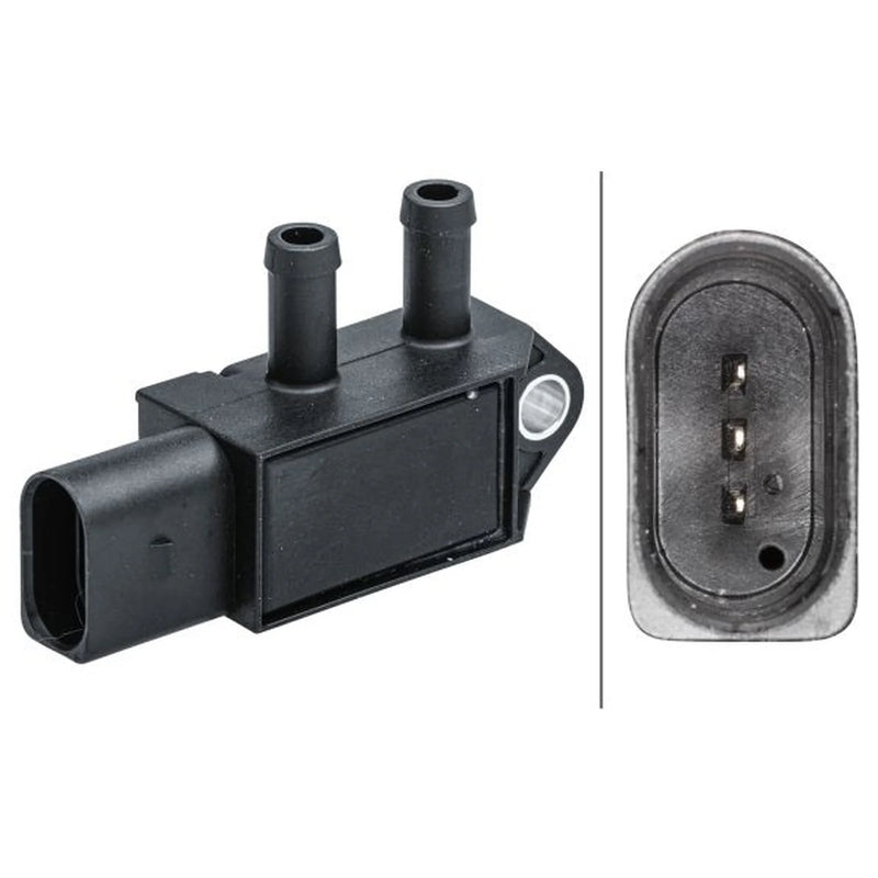 Hella Exhaust Pressure Sensor before soot particulate filter fits Skoda Kodiaq I
