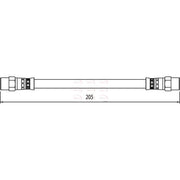 Apec Brake Hydraulic Hose Line Rear fits Volvo C70 I 1997-2005 2.0 2.4