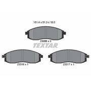 Textar Front Brake Pad Set 2308602
