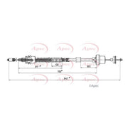 Apec Clutch Control Cable Pull fits MG ZR 2001-2005