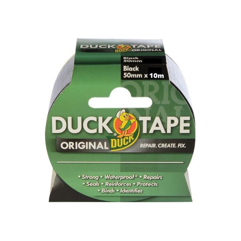 Shurtape Duck Tape® Original 50mm x 10m Black Shurtape - Dynamic Drive