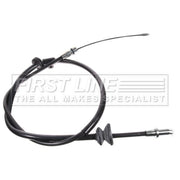 First Line Handbrake Cable Left Rear fits Volvo 850 1991-1996 2.0 2.4