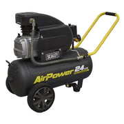 Sealey Air Compressor 24L Direct Drive 2hp 110V SAC2420E110V Sealey - Dynamic Drive
