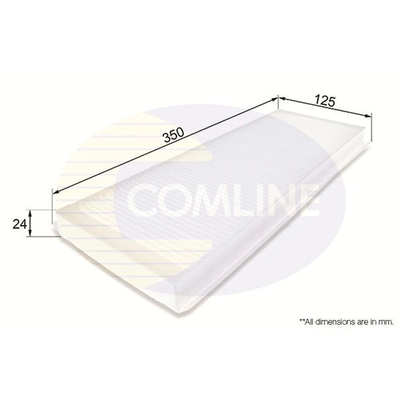 Comline Service Kit with Air, Oil & Cabin Filters fits Ford Chassis 1991-1994