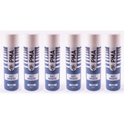 6 x PMA Aerosol Spray Paint Matt White Acrylic High Coverage 500ml PMA - Dynamic Drive