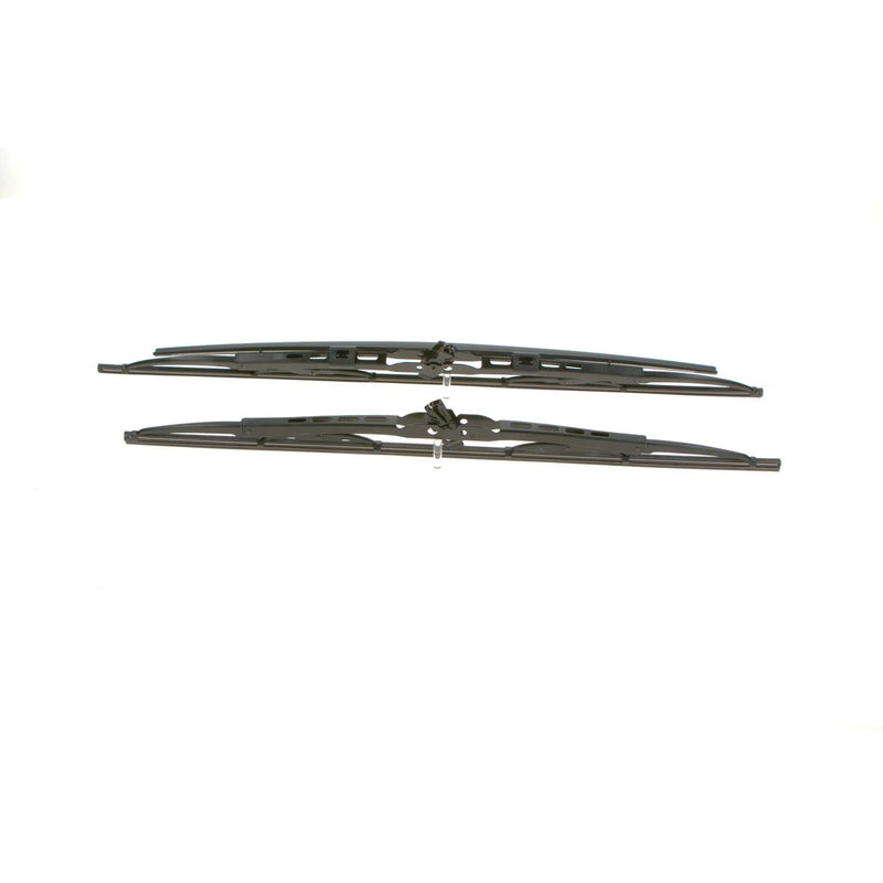 Bosch Front & Rear Super Plus Wiper Blade Set fits VW Polo IV 2001-2009