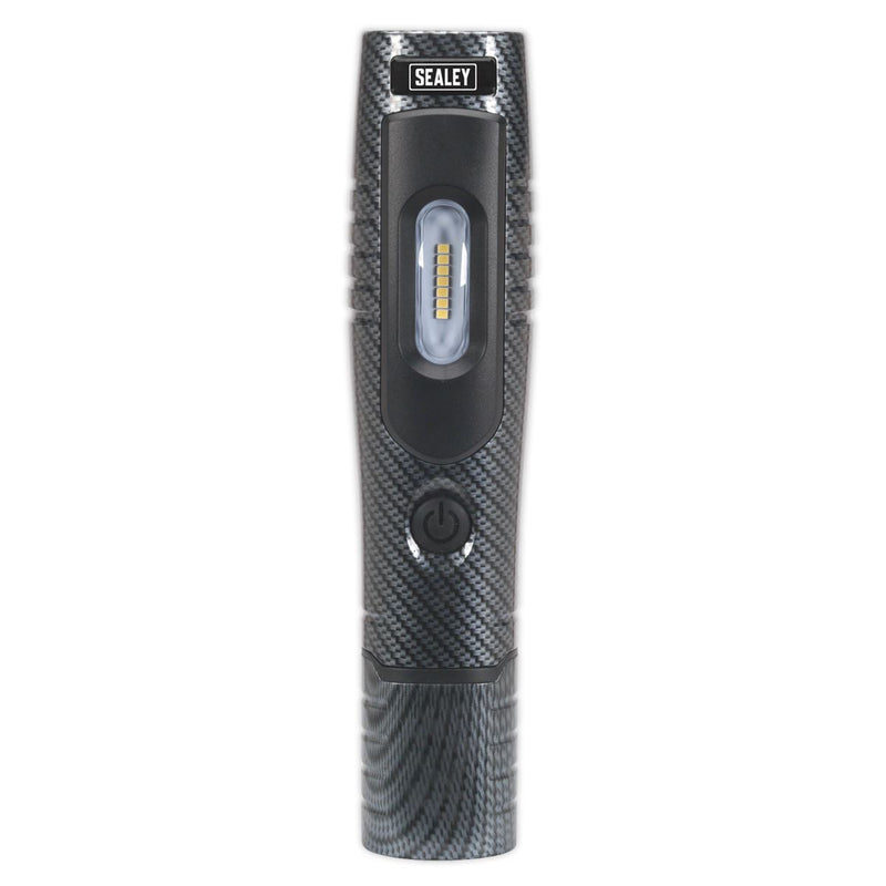 Sealey Carbon Look Rechargeable 360° Inspection Lamp 7 SMD+3W LED Lithium-ion Sealey  - Dynamic Drive
