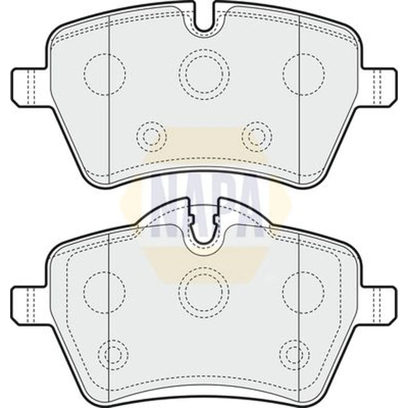 NAPA Front Brake Pad Set NBP1197