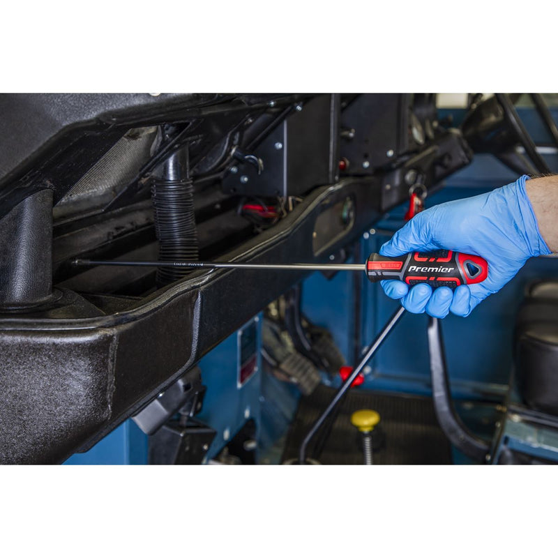 Sealey Premier Premier GripMAX Extra-Long Screwdriver Set 3pc AK4372 Sealey Premier - Dynamic Drive