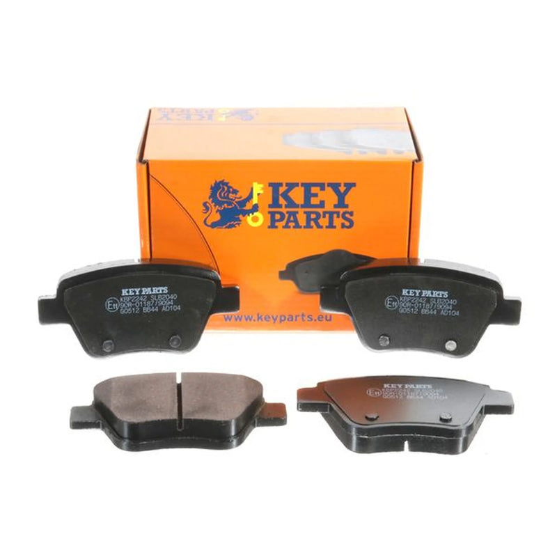Key Parts 4 x Rear Brake Pad Set fits Audi A1 2012 on 2.0