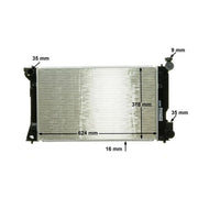 Mahle Engine Radiator fits Toyota Avensis 2003-2008 2.0