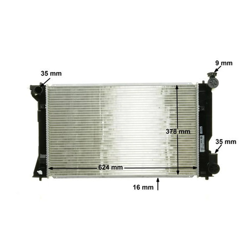 Mahle Engine Radiator fits Toyota Avensis 2003-2008 2.0