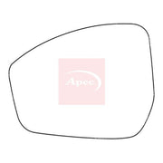 Apec Exterior Wing Mirror Glass Left fits Land Rover Discovery Sport 2014-2015