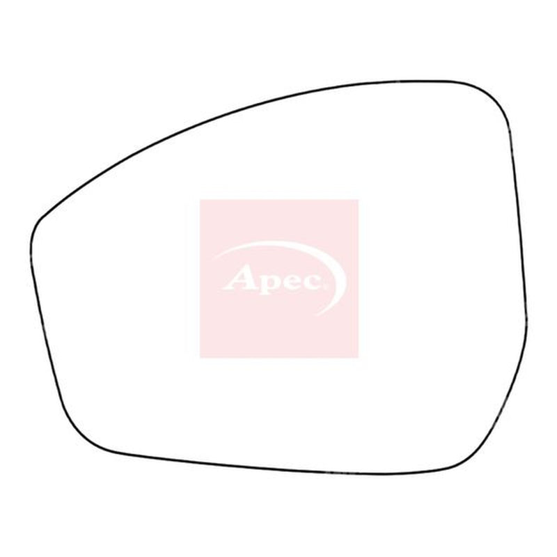 Apec Exterior Wing Mirror Glass Left fits Land Rover Discovery Sport 2014-2015