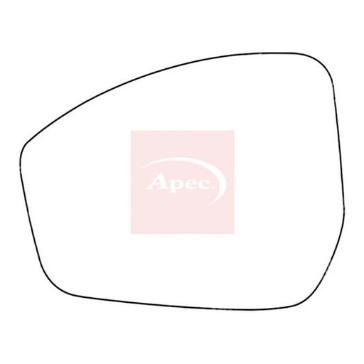 Apec Exterior Wing Mirror Glass Left AMS2671