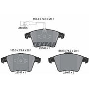 Textar Front Brake Pad Set 2374602
