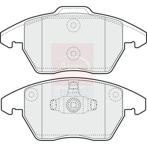 Apec Front Brake Pad Set fits Audi A1 2014-2018