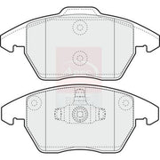 Apec Front & Rear Brake Discs & Pads fits Peugeot Rcz 2010-2015 1.6 2.0