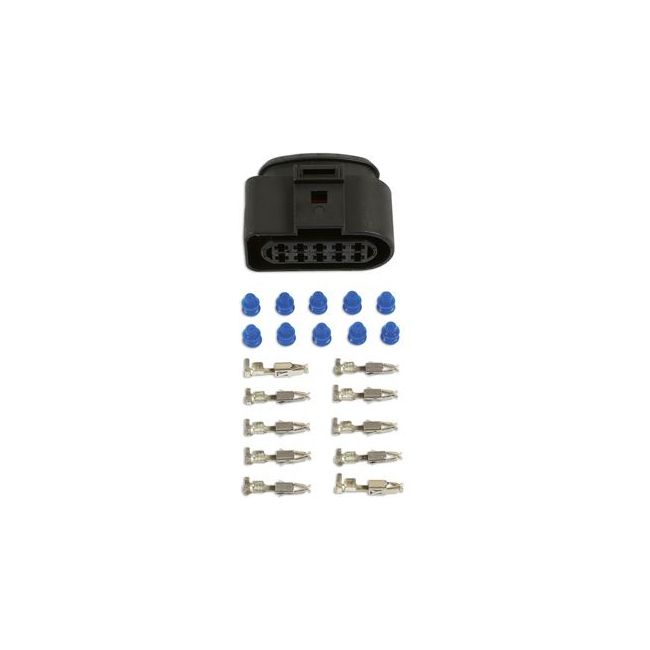 Connect for VW Electrical Female Connector 2.8mm 10 Pin Kit 105pc 37388 Tool Connection - Dynamic Drive