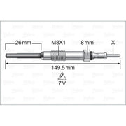 Valeo Diesel Engine Glow Plug 345253
