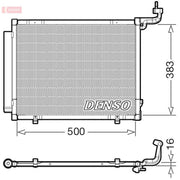 Denso Air Conditioning Condenser DCN10057