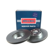 Borg & Beck Front Brake Discs & Pads fits Land Rover Freelander I Soft Top