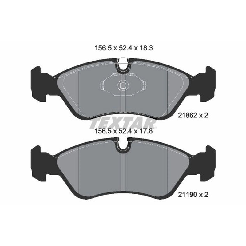 Textar Front Brake Pad Set 2186201