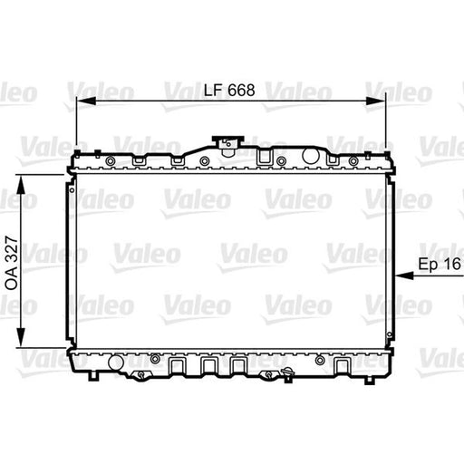 Valeo Engine Radiator 730469