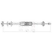 Apec Clutch Control Cable Pull fits Citroën Berlingo First 1996-2011 1.4