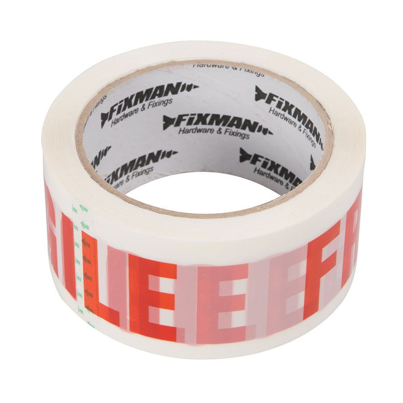 Fixman FRAGILE Packing Tape 48mm x 66m Fixman - Dynamic Drive