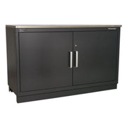 Sealey Premier Premier Storage System with Oak Worktop 5.6m APMSOAK Sealey Premier - Dynamic Drive