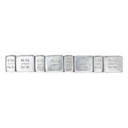 Sealey Wheel Weight 5 & 10g Adhesive Zinc Plated Steel Strip of 8 (4 x Each Weig Sealey - Dynamic Drive