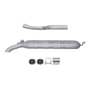 Hella End Silencer Rear fits Mercedes-Benz 124 1988-1993 124.133