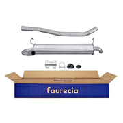 Hella End Silencer Rear fits Fiat Panda 2004 on 1.2