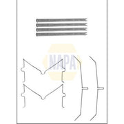 NAPA Brake Pad Accessory Fitting Kit Front fits Toyota Hilux Vigo VII Pickup